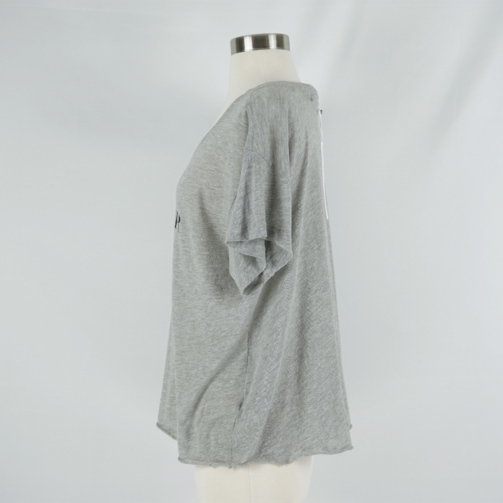 Wildfox Grey V-Neck Back Up Costume Tee NWT - Picture 6 of 8